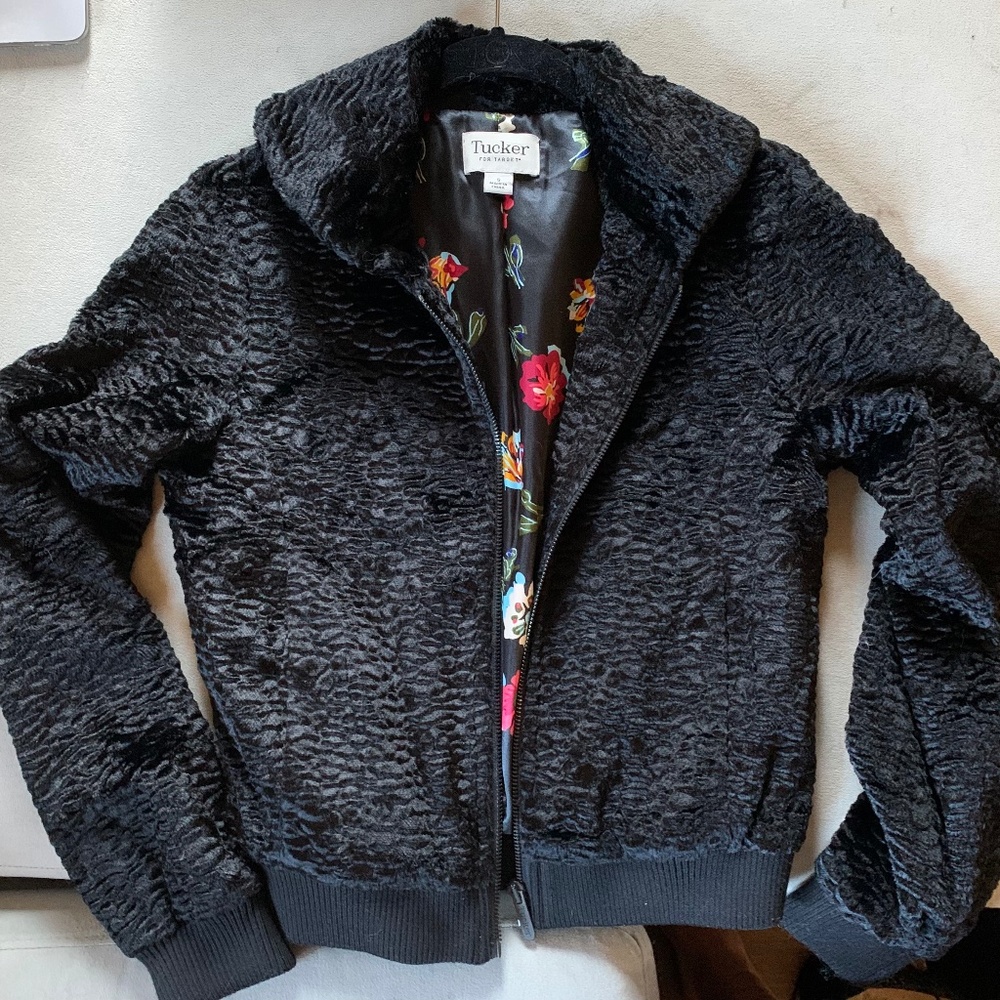 Tucker for Target faux fur jacket